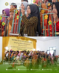 penampilan angklung dari siswa TPA TKIT Baitussalam 2 Cangkringan