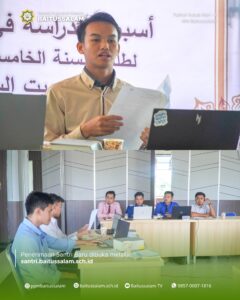 santri KMI Baitussalam berdiskusi dalam agenda fathul kutub hari ke 1