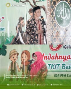 Ustaz K.H. Abdul Hakim dan Pengawas TK Kapanewon Prambanan Ibu Mugi Rahayu M.Pd memberikan sambutan