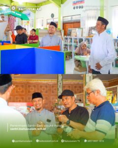 ustaz ustaz mengunjungi perpustakaan dan berdiskusi dengan ust. Abdul Hakim
