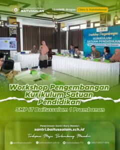 Workshop Pengembangan KSP SMP IT Baitussalam Prambanan