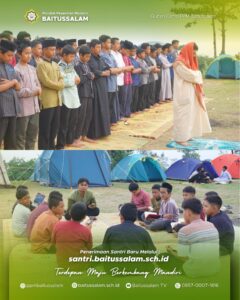 santri Baitussalam mengikuti Qur'an Camp selama 2 hari di Teras Merapi