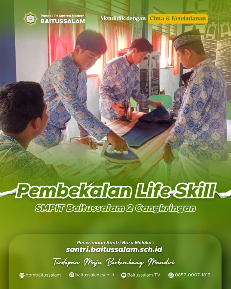 siswa SMP IT Baitussalam 2 Cangkringan belajar lifeskill