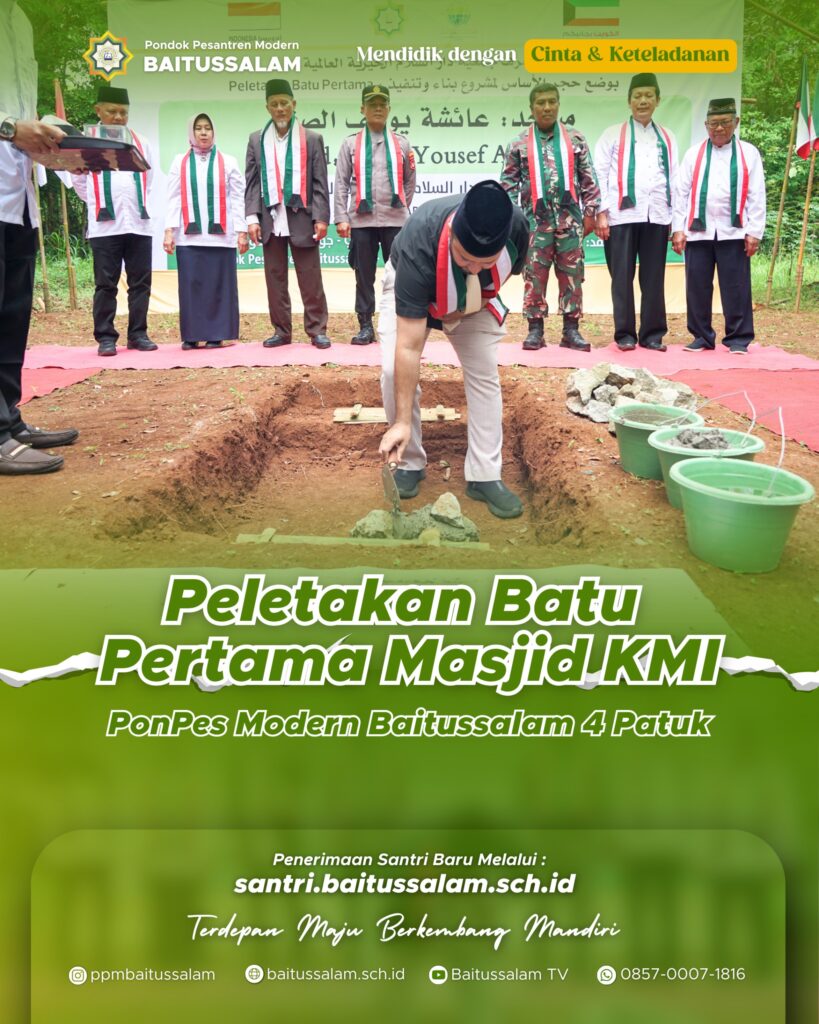 peletakan batu pertama masjid baitussalam 4