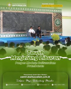 taujih perpulangan santri baitussalam