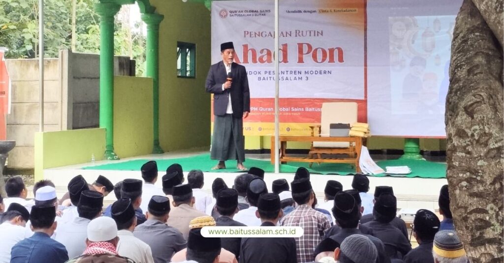 Baitussalam 3 menggelar tarhib ramadhan saat pengajian ahad pon