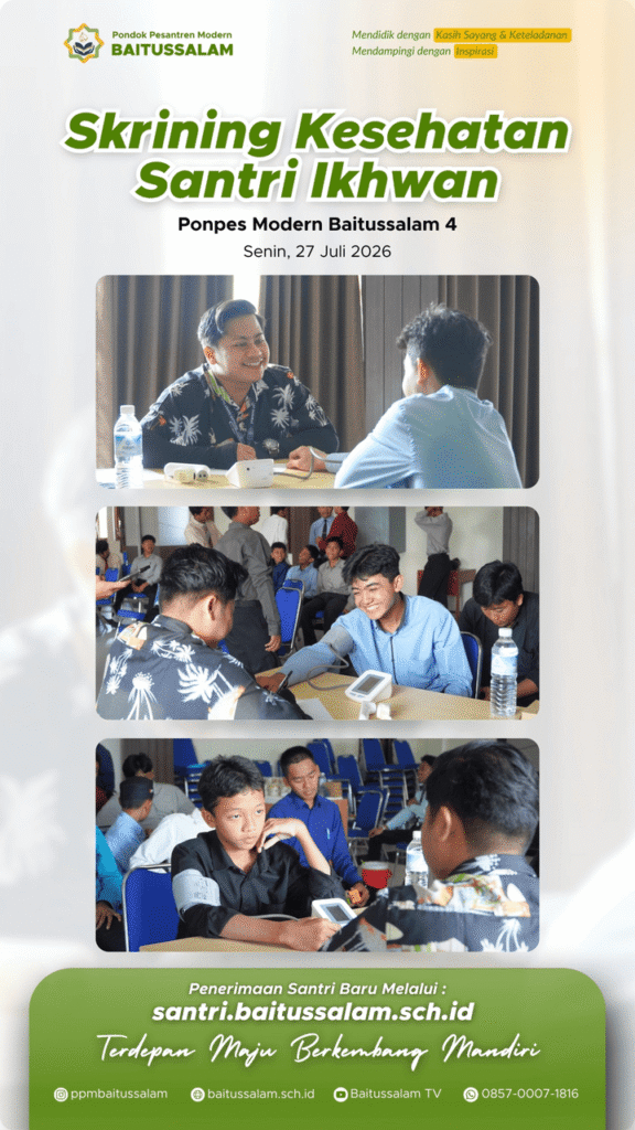 skrining kesehatan santri ponpes baitussalam 4