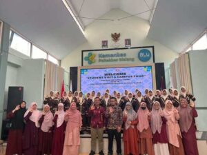 q-bas eduvisit, santri belajar kesehatan dan pemerintahan